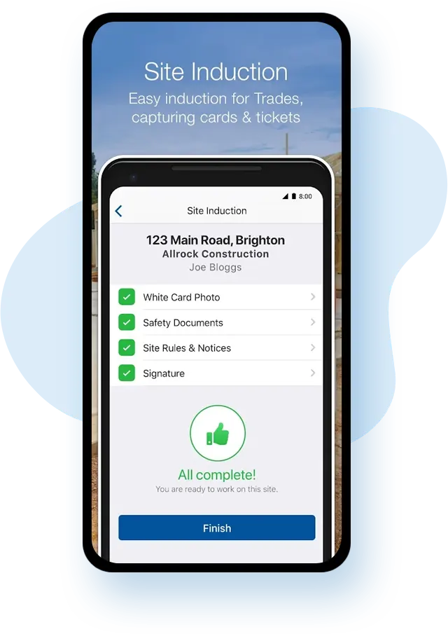 employee attendance detail in mobile app
